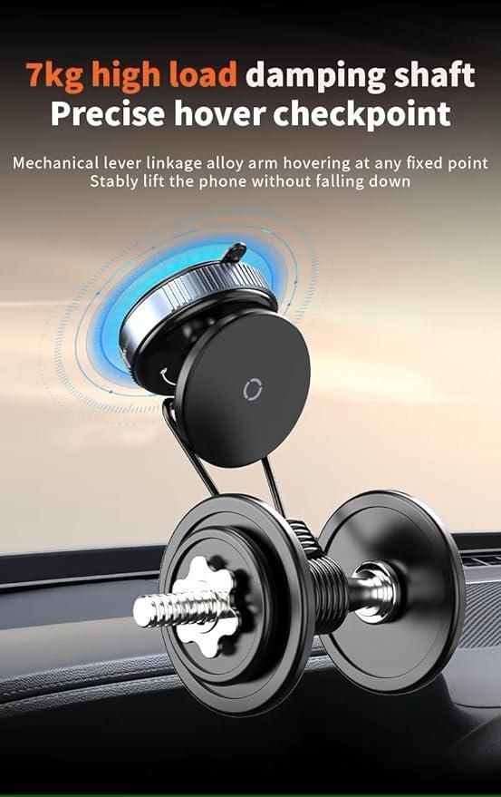 Magnetic Vacuum Suction 360 Phone Holder