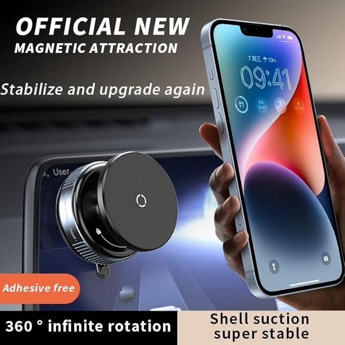 Magnetic Vacuum Suction 360 Phone Holder