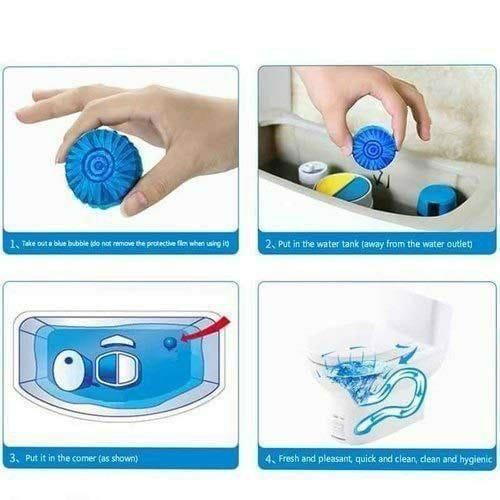 Toilet Cleaning Tablet-Toilet Deodorizer Bathroom Cleaner Tablet Pack of 10pcs