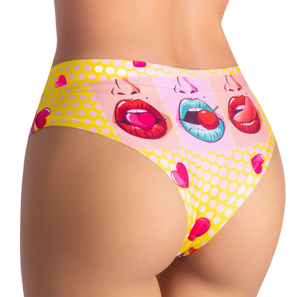 Women’s Ultra-Comfortable COMICS - Hot Girl - Panties | Original Prints, Unique Designs | Breathable Cotton Crotch